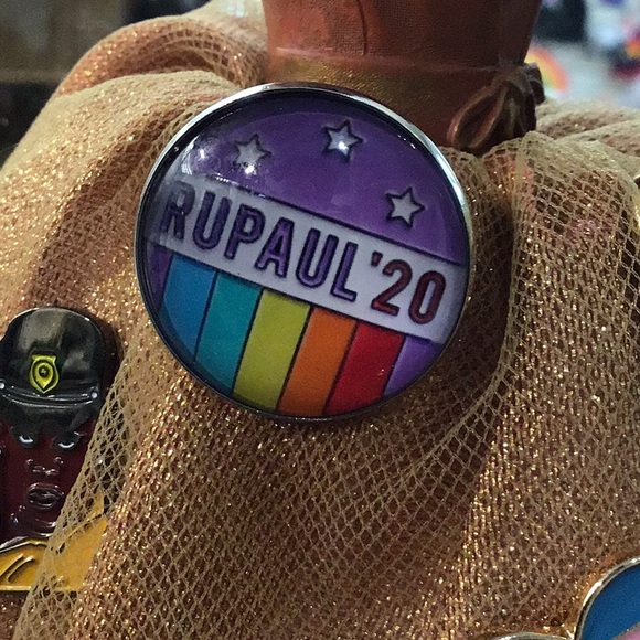 Accessories - Rupaul 4 President 2020 Bubble Pin